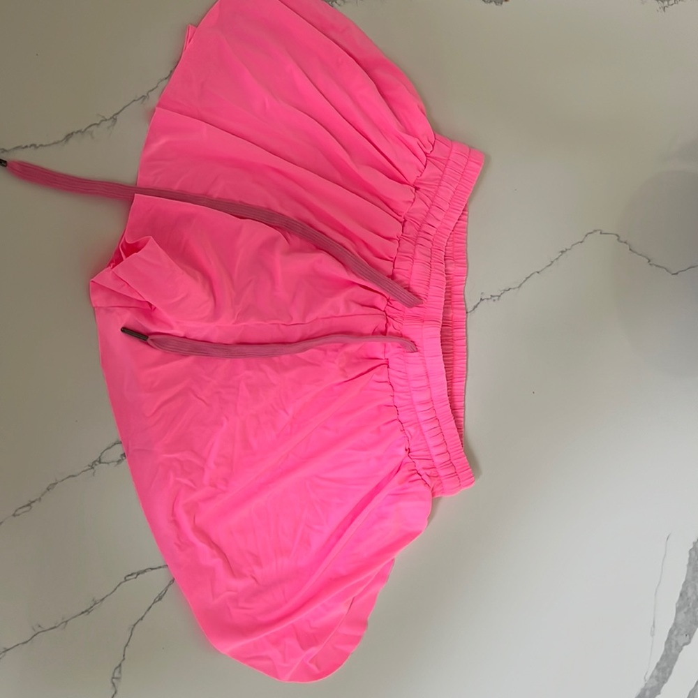 Pink flowy shorts